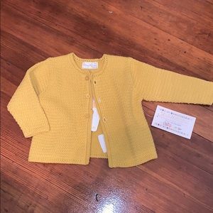 Mustard yellow cardigan